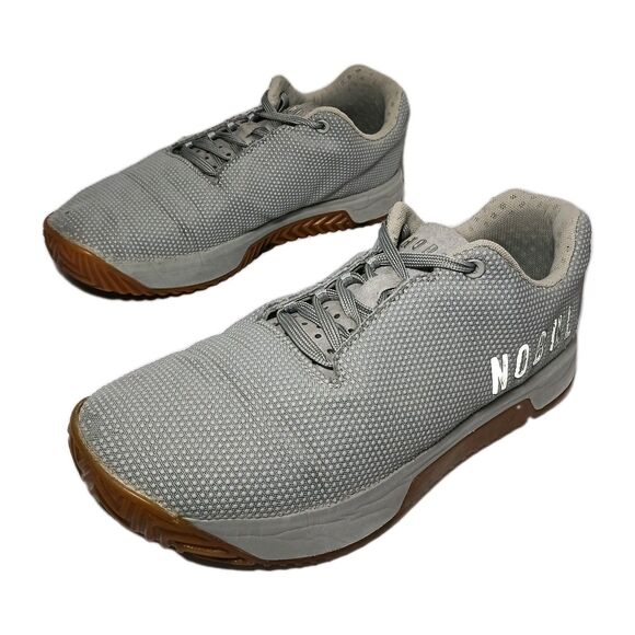 NOBULL Trainer Grey Mesh Gum Sole CrossFit Shoes Men 10.5 W 12 Athletic Sneakers - Picture 2 of 15